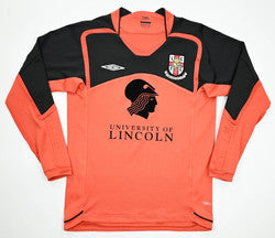 Maillot Gardien Lincoln City 2009-10 Umbro Manches Longues Vintage