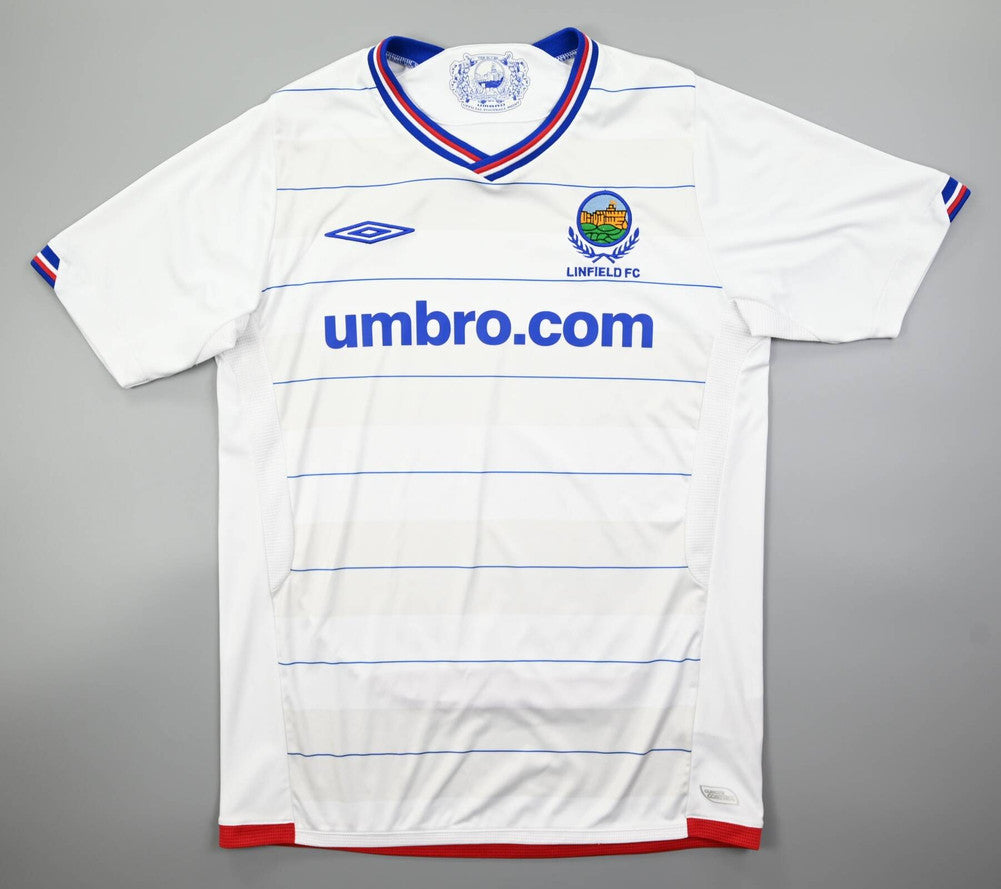 Maillot Linfield FC 2009-10 Umbro vintage condition 9/10