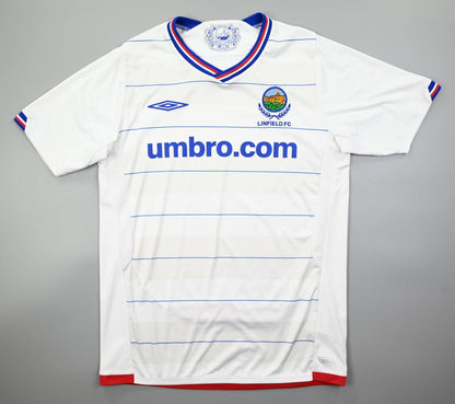 Maillot Linfield FC 2009-10 Umbro vintage condition 9/10