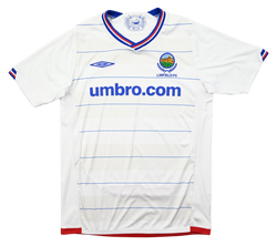 Maillot Linfield FC 2009-10 Umbro vintage condition 9/10