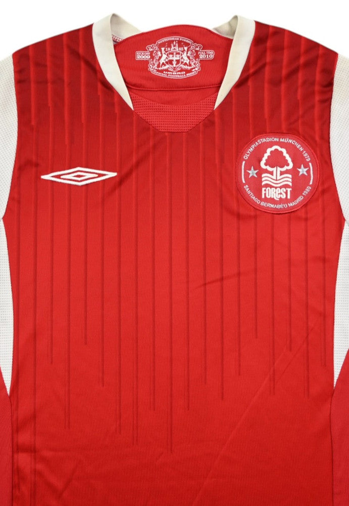 Maillot Nottingham Forest Domicile 2009-10 Umbro Vintage