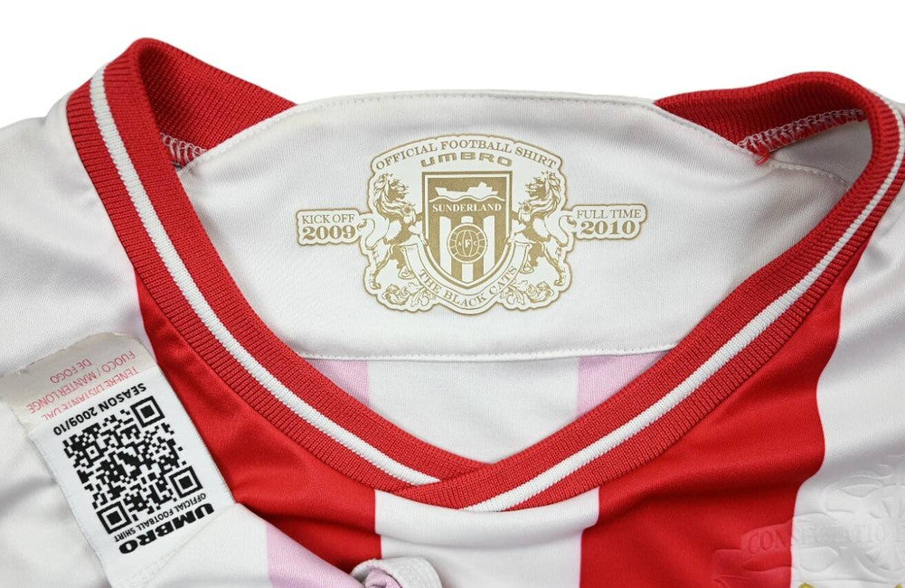 Maillot Sunderland 2009-10 Domicile Umbro Campbell vintage
