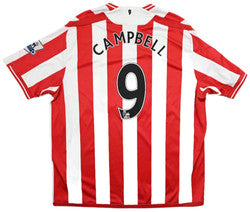 Maillot Sunderland 2009-10 Domicile Umbro Campbell vintage