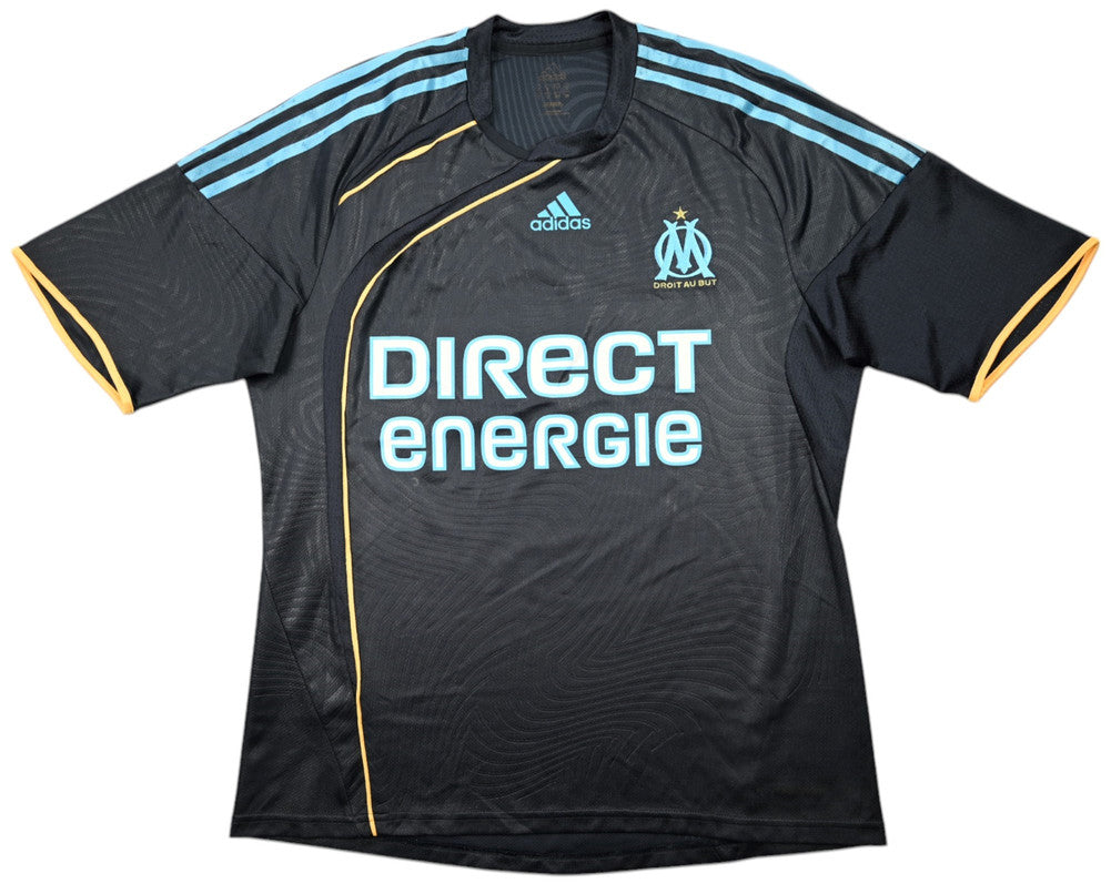 Maillot Extérieur Marseille 2009-10 Adidas Direct Energie vintage