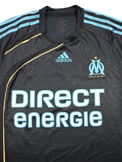 Maillot Extérieur Marseille 2009-10 Adidas Direct Energie vintage