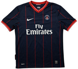 Maillot PSG 2009-10 Nike Domicile Fly Emirates L Boys vintage