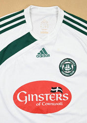 Maillot Plymouth Argyle 2009-10 Adidas vintage Ginsters