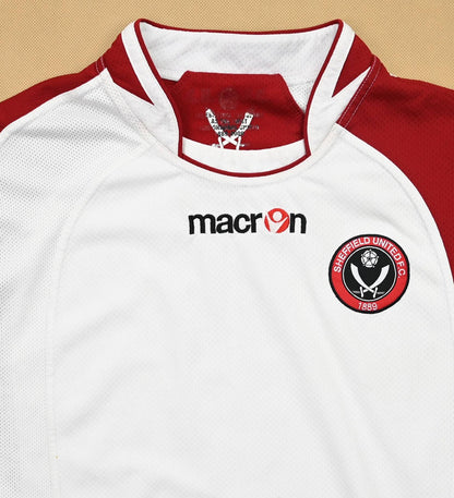 Maillot Sheffield United Domicile Macron 2009-10 Vintage L