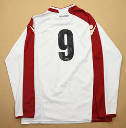 Maillot Sheffield United Domicile Macron 2009-10 Vintage L