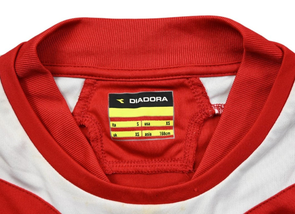 Maillot Standard Liège 2009-10 Domicile Diadora Vintage XS
