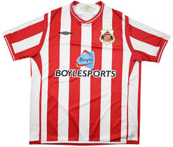 Maillot Sunderland 2009-10 Umbro Domicile Vintage - 8/10