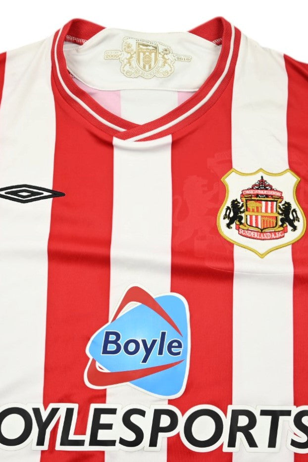 Maillot Sunderland 2009-10 Umbro Domicile Vintage - 8/10