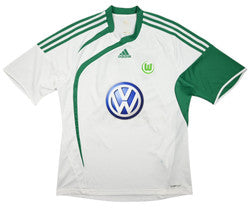 Maillot VFL Wolfsburg 2009-10 Domicile Adidas Vintage NOWAK