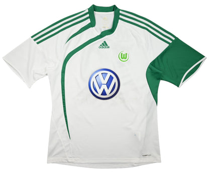 Maillot VFL Wolfsburg 2009-10 Domicile Adidas Vintage NOWAK