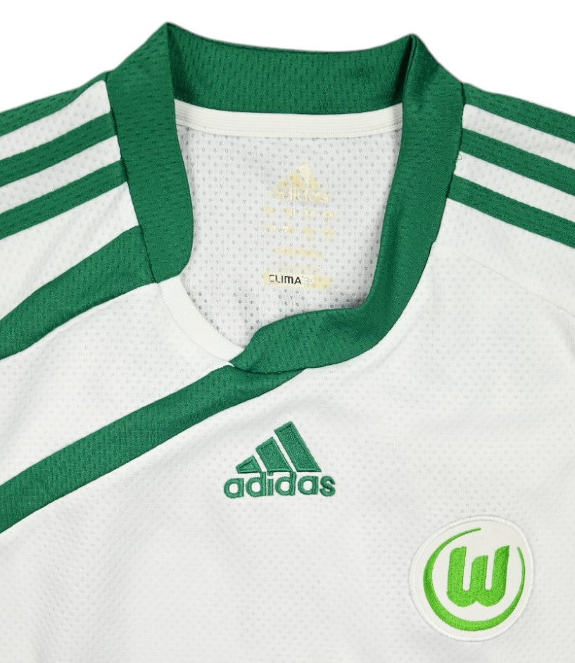 Maillot VFL Wolfsburg 2009-10 Domicile Adidas Vintage NOWAK