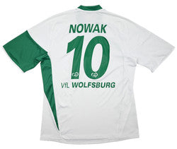 Maillot VFL Wolfsburg 2009-10 Domicile Adidas Vintage NOWAK