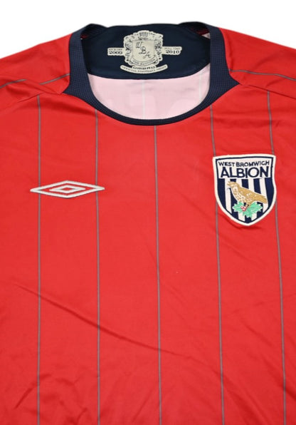 Maillot West Bromwich Albion 2009-10 Domicile Umbro Vintage