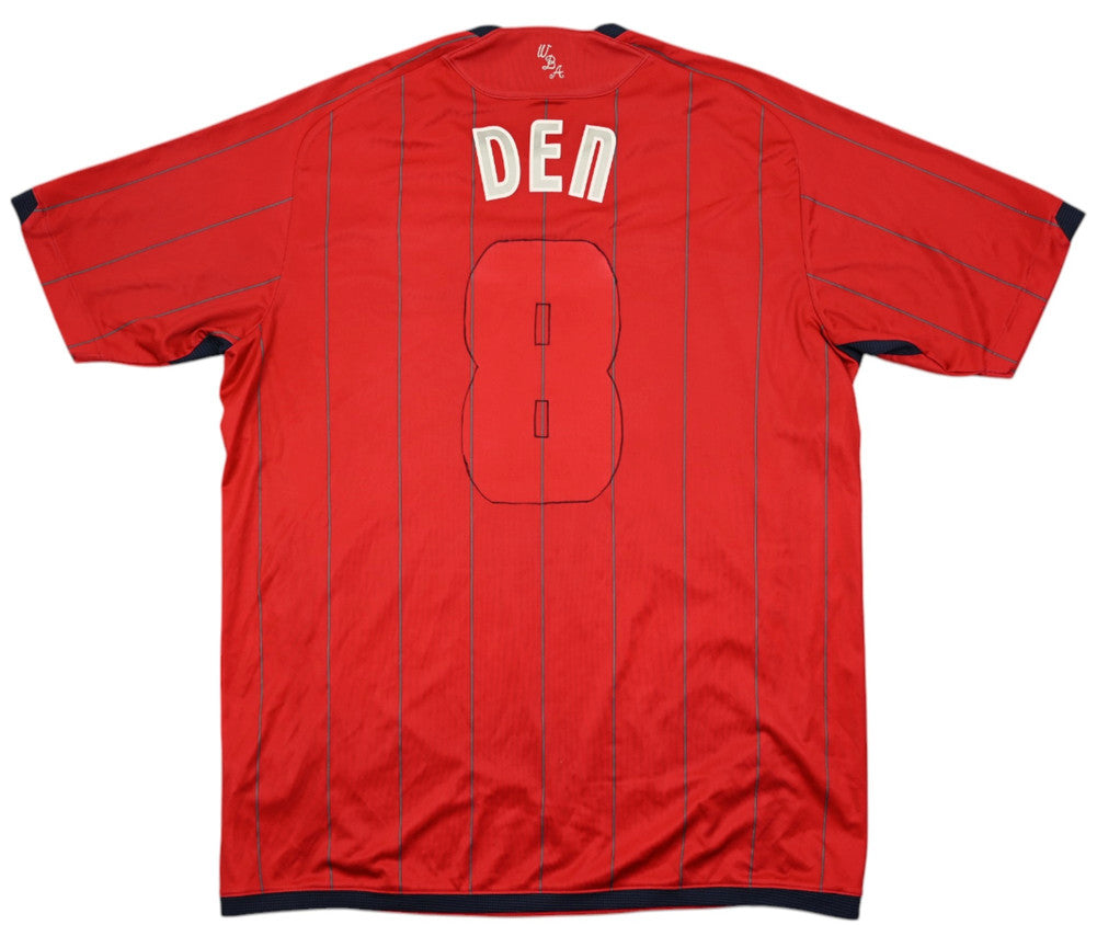 Maillot West Bromwich Albion 2009-10 Domicile Umbro Vintage