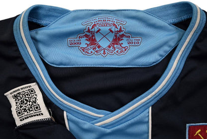 Maillot West Ham Extérieur Umbro 2009-10 Manches Longues Vintage