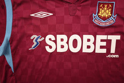 Maillot West Ham 2009-10 Umbro Domicile Flocage Moore Vintage