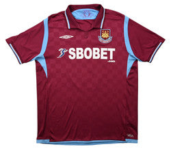 Maillot West Ham United 2009-10 Umbro Parker Domicile Vintage