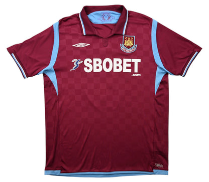 Maillot West Ham United 2009-10 Umbro Parker Domicile Vintage