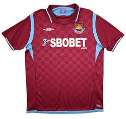 Maillot West Ham United Domicile Umbro 2009-10 Vintage