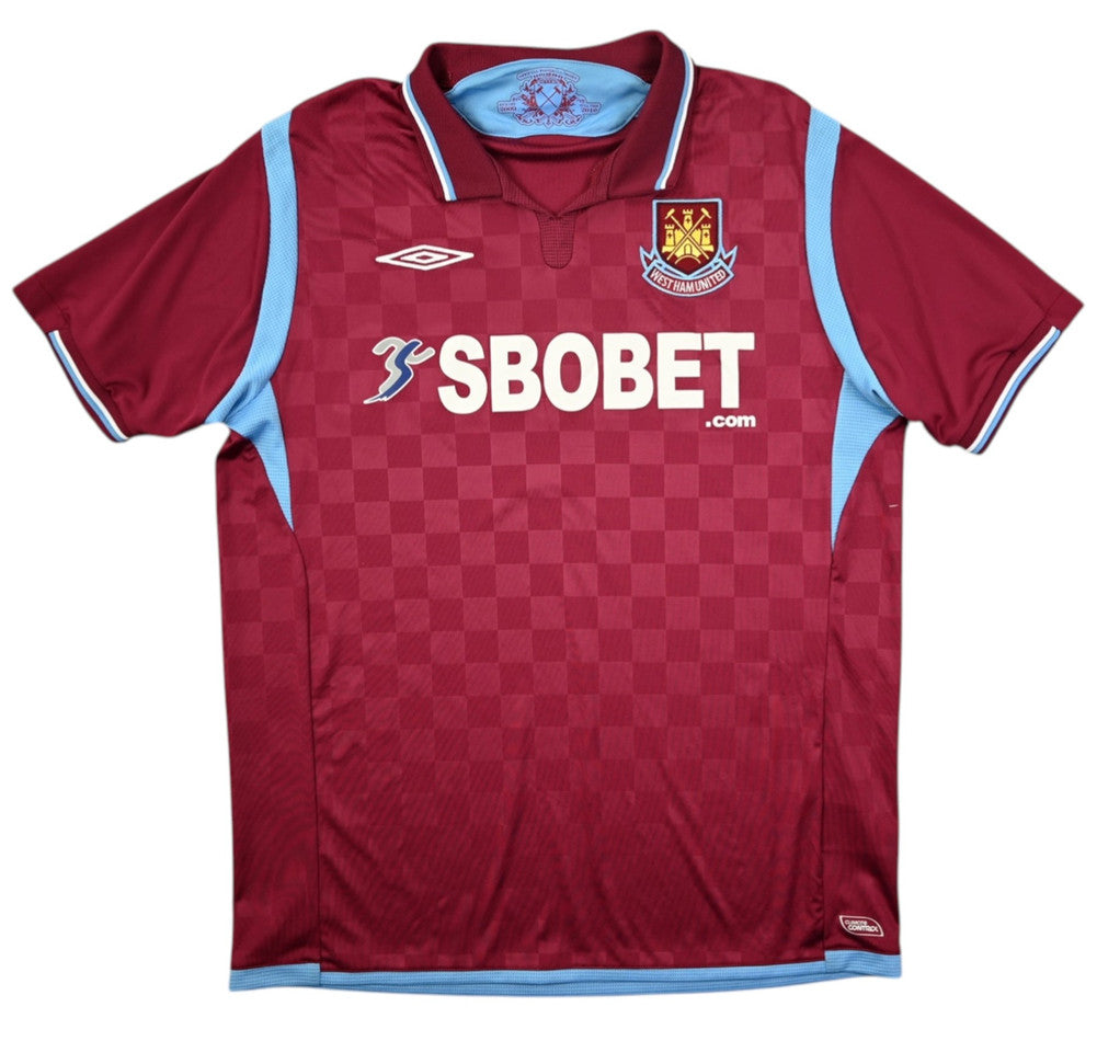 Maillot West Ham United Domicile Umbro 2009-10 Vintage