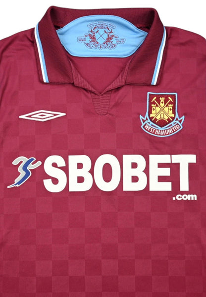 Maillot West Ham United Domicile Umbro 2009-10 vintage