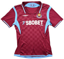 Maillot West Ham Domicile Umbro 2009-10 Vintage Femme S