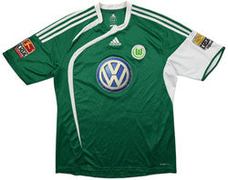 Maillot VFL Wolfsburg 2009-10 Domicile Adidas Josué vintage