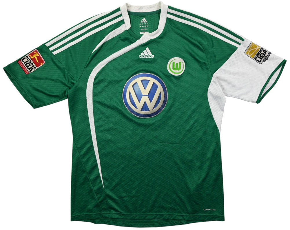 Maillot VFL Wolfsburg 2009-10 Domicile Adidas Josué vintage