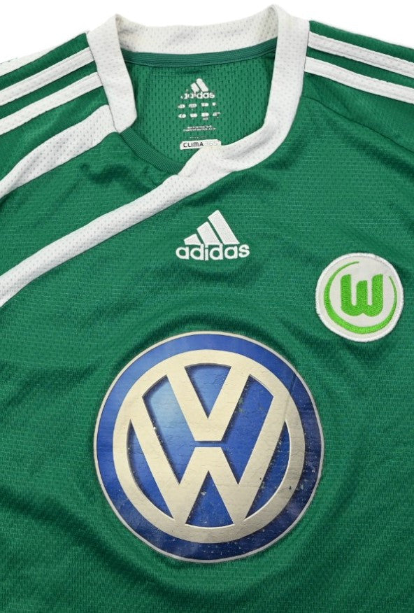 Maillot VFL Wolfsburg 2009-10 Domicile Adidas Josué vintage