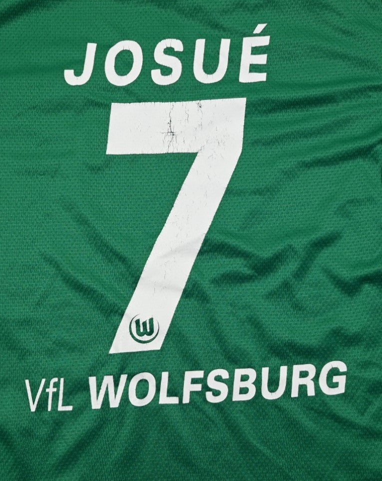 Maillot VFL Wolfsburg 2009-10 Domicile Adidas Josué vintage