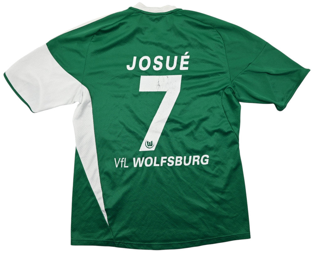 Maillot VFL Wolfsburg 2009-10 Domicile Adidas Josué vintage