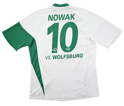 Maillot Wolfsburg Extérieur Adidas 2009-10 NOWAK vintage 9/10