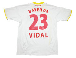 Maillot Bayer Leverkusen Extérieur Adidas 2009-11 Vidal vintage