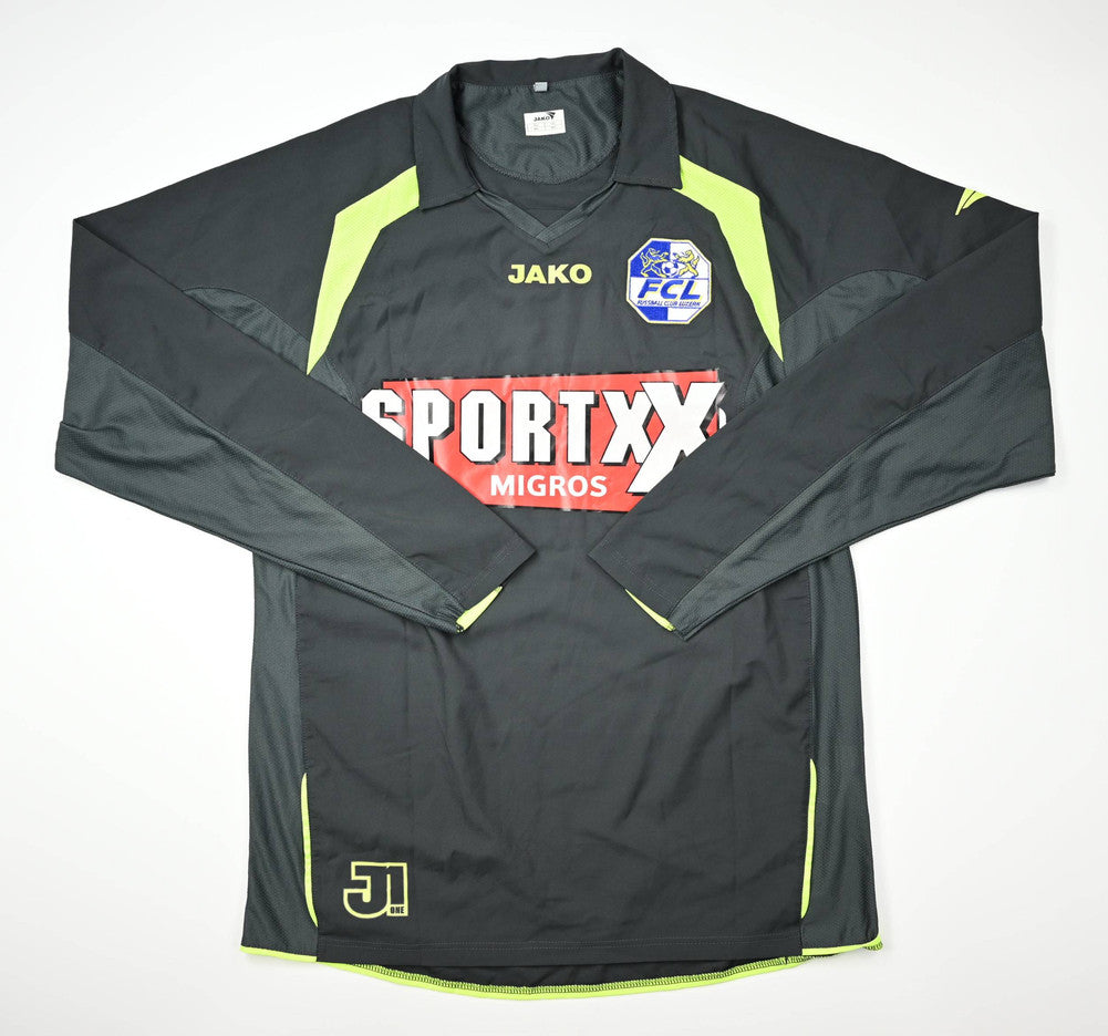 Maillot FC Luzern 2009-11 Jako #12 Manches Longues Vintage