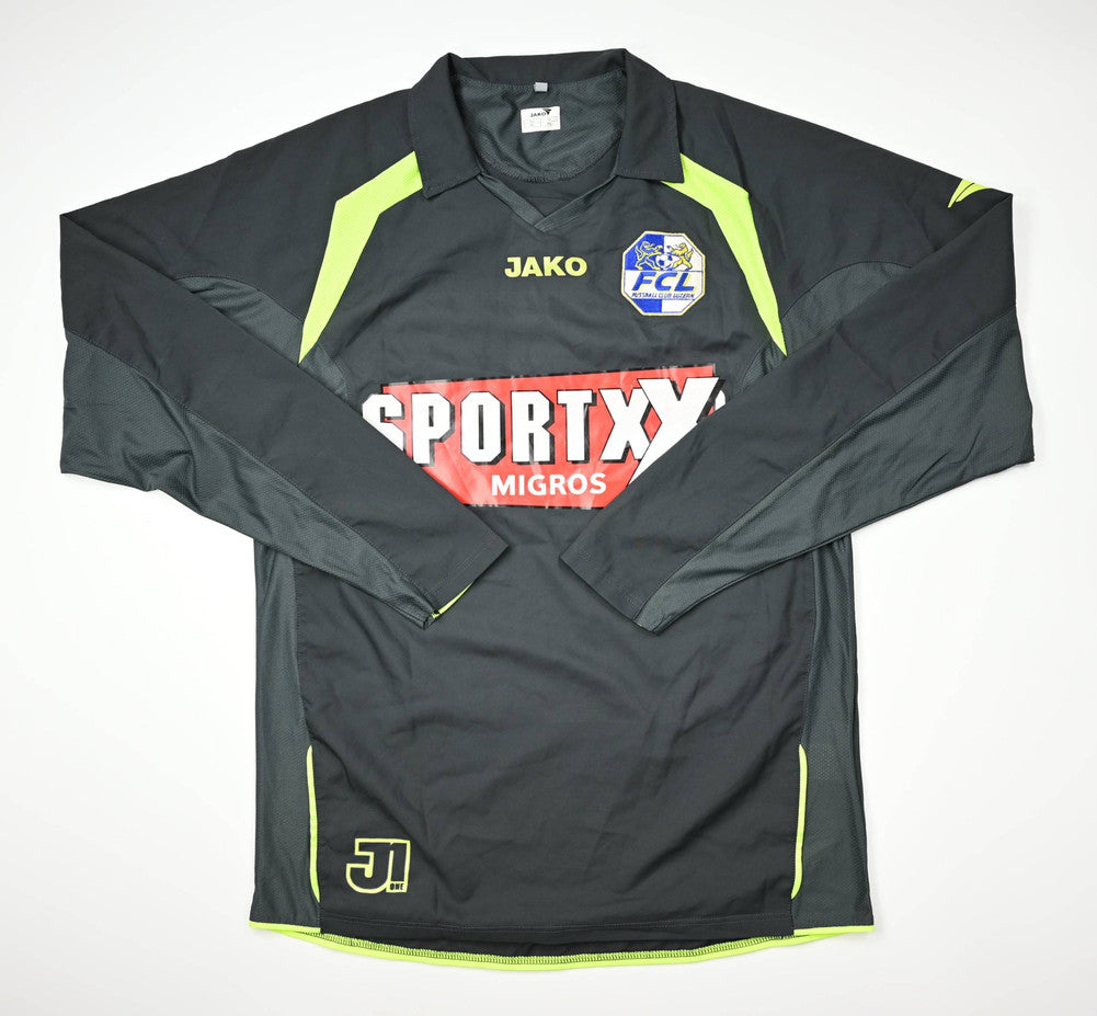 Maillot FC Luzern 2009-11 Jako Manches Longues Lambert Vintage