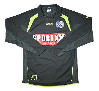 Maillot FC Luzern 2009-11 Jako Manches Longues Lambert Vintage