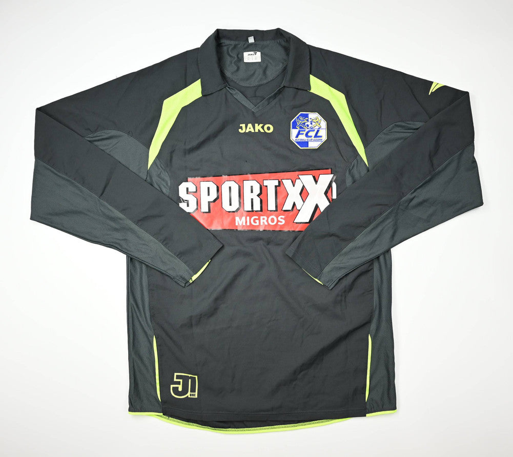 Maillot FC Luzern 2009-11 Jako Lustenberger vintage ML