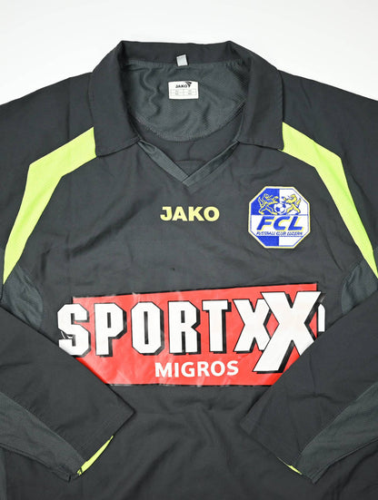 Maillot FC Luzern 2009-11 Jako Lustenberger vintage ML
