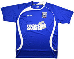 Maillot Ipswich Town Domicile Mitre 2009-11 Vintage Collector