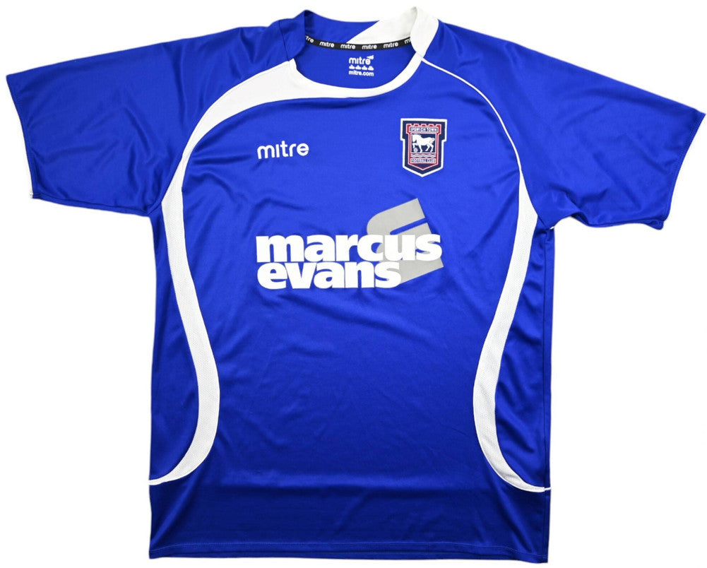 Maillot Ipswich Town Domicile Mitre 2009-11 Vintage Collector