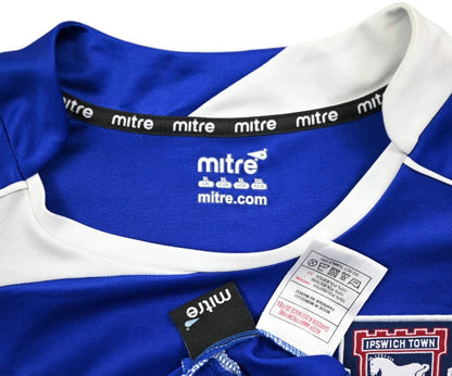 Maillot Ipswich Town Domicile Mitre 2009-11 Vintage Collector