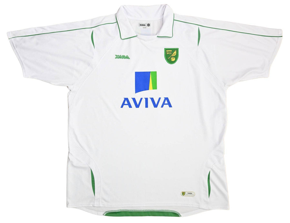 Maillot Norwich City Domicile Xara 2009-11 Vintage | 3XL