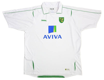 Maillot Norwich City Domicile Xara 2009-11 Vintage | 3XL