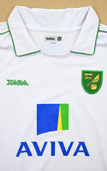 Maillot Norwich City Domicile Xara 2009-11 Vintage | 3XL