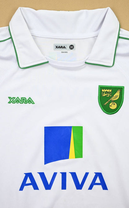 Maillot Norwich City Domicile Xara 2009-11 Vintage | 3XL