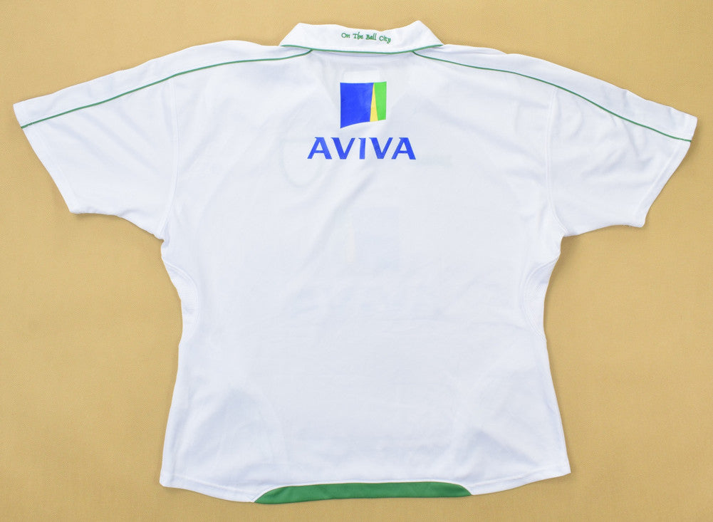 Maillot Norwich City Domicile Xara 2009-11 Vintage Femme